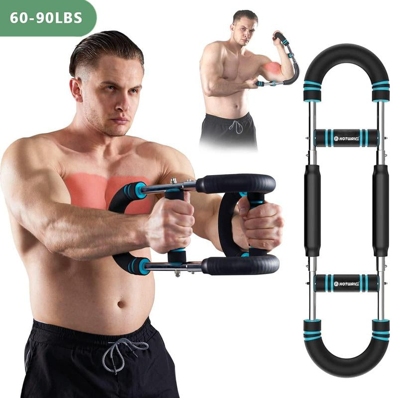 HOTWAVE Adjustable Arm & Chest Trainer - Portable Resistance Equipment for Men, Perfect for Home Workouts!