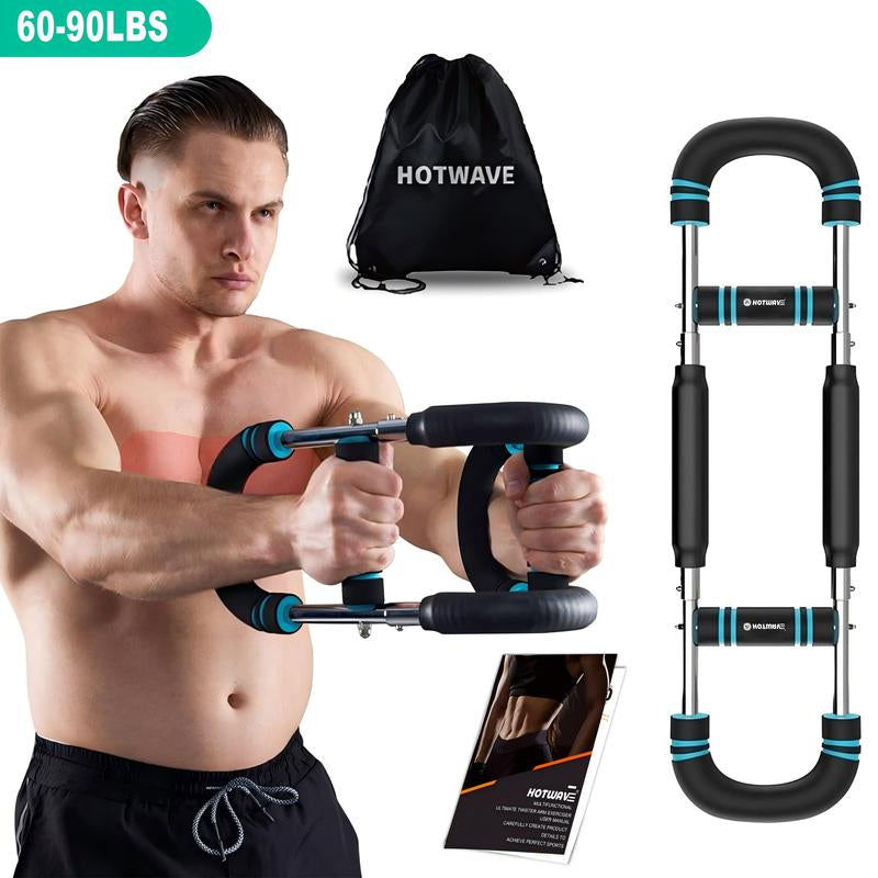 HOTWAVE Adjustable Arm & Chest Trainer - Portable Resistance Equipment for Men, Perfect for Home Workouts!