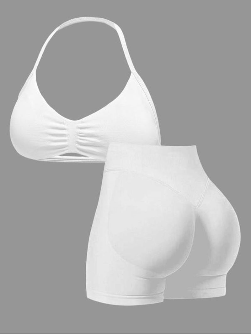 Elevate Your Workout: Women's High-Waist Sporty Yoga Set - Perfect for Summer Running and Gym Sessions!