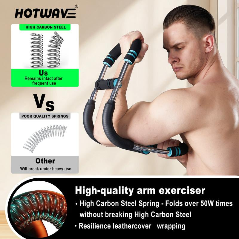 HOTWAVE Adjustable Arm & Chest Trainer - Portable Resistance Equipment for Men, Perfect for Home Workouts!