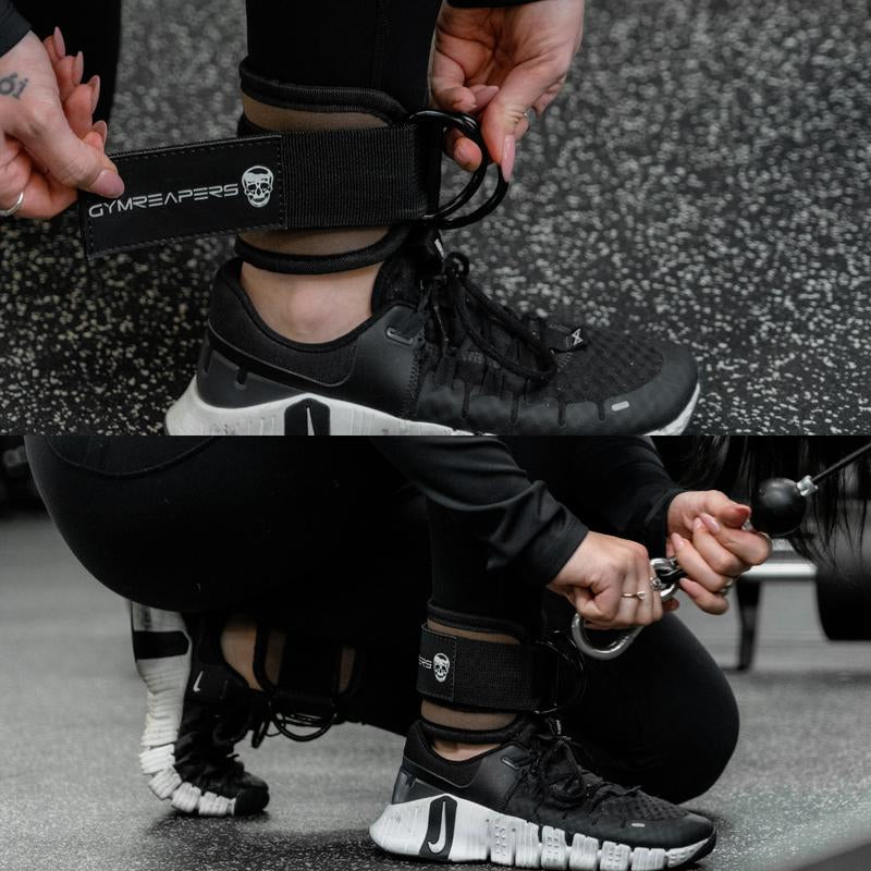 Elevate Your Workout: Gymreapers Adjustable Ankle Straps for Ultimate Glute and Lower Body Training - Neoprene Padded Comfort!