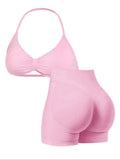 Elevate Your Workout: Women's High-Waist Sporty Yoga Set - Perfect for Summer Running and Gym Sessions!