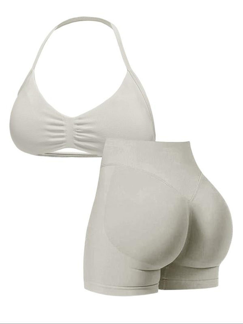 Elevate Your Workout: Women's High-Waist Sporty Yoga Set - Perfect for Summer Running and Gym Sessions!